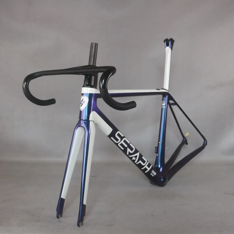 full internal cables rounting BB86 Chameleon paint Carbon V Brake Road frame FM629 with Zero offset seatpost
full internal cables rounting BB86 Chameleon paint Carbon V Brake Road frame FM629 with Zero offset seatpost