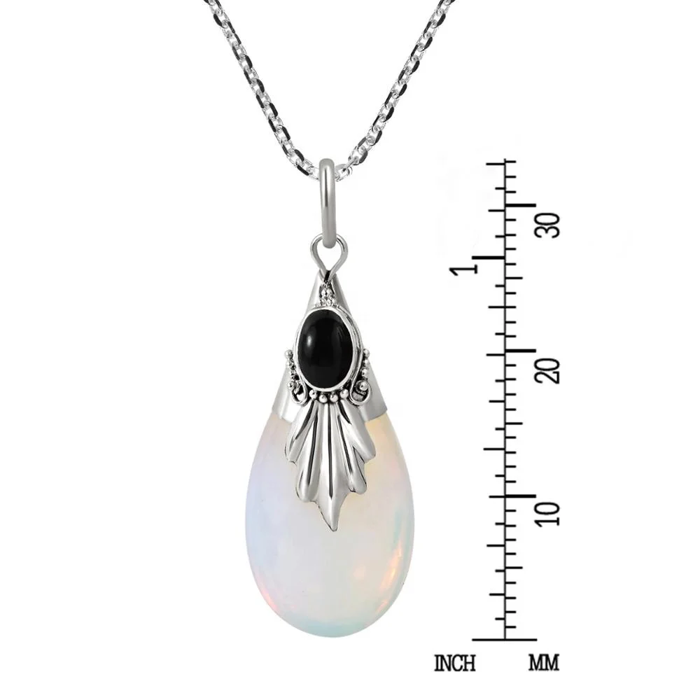 Women Fashion White Moonstone Necklace Creative Drip Engagement Wedding Party Decorations
Women Fashion White Moonstone Necklace Creative Drip Engagement Wedding Party Decorations