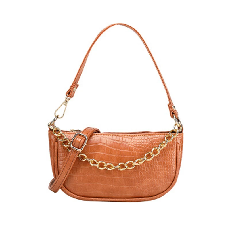 Women crocodile pattern shoulder bag french armpit bags with chain, 7 colors for choose/customizable
Women crocodile pattern shoulder bag french armpit bags with chain, 7 colors for choose/customizable