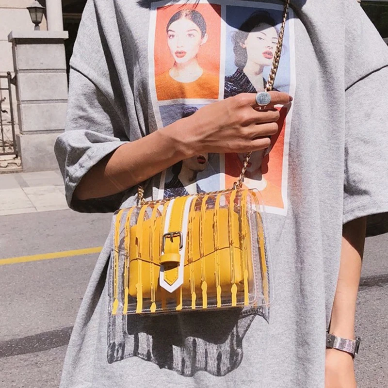 INS Fairy New Transparent Jelly Bag Shoulder Slung Handbag Star Japan and South Korea Women Bag Summer Explosion Models
INS Fairy New Transparent Jelly Bag Shoulder Slung Handbag Star Japan and South Korea Women Bag Summer Explosion Models
