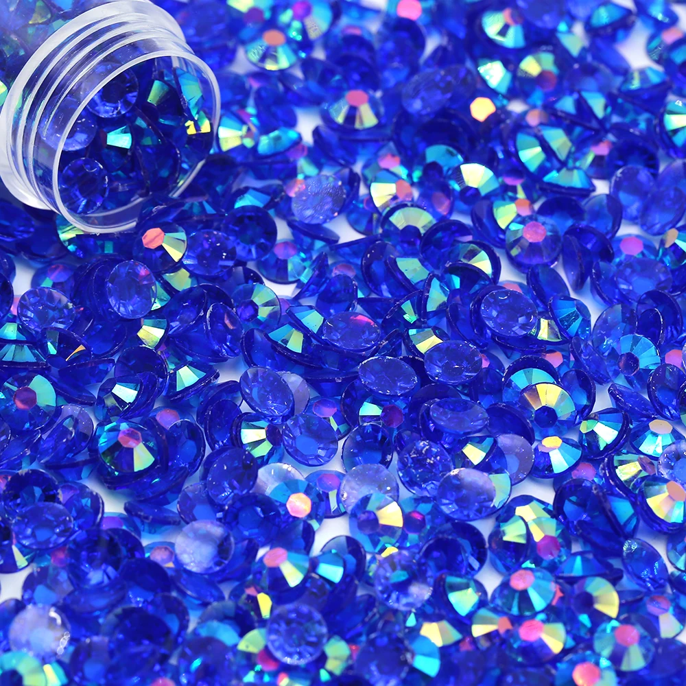 Loose 2mm-6mm Mix Size And Color Transparent Sapphire Ab Flat Back Resin Rhinestone For Diy Craft Decoration
Loose 2mm-6mm Mix Size And Color Transparent Sapphire Ab Flat Back Resin Rhinestone For Diy Craft Decoration