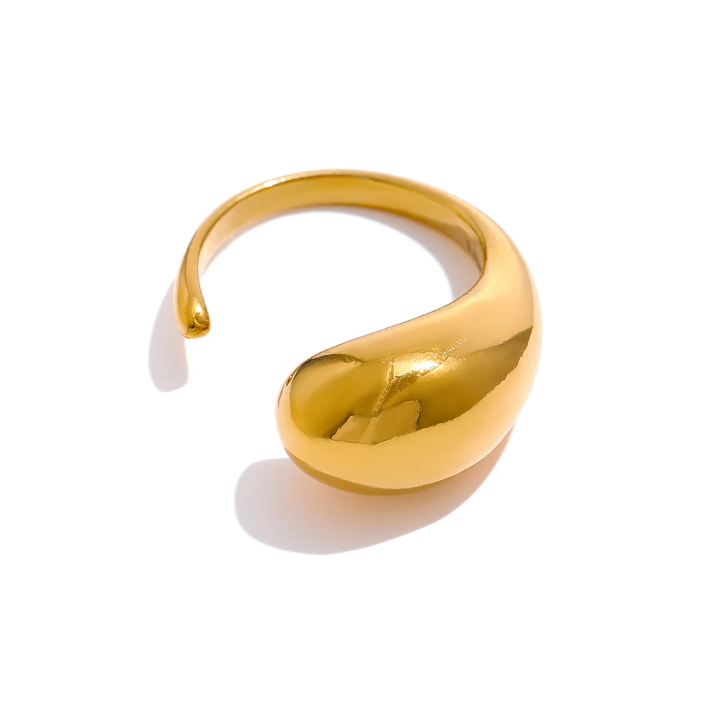 Yhpup Personality Gold Adjustable Open Ring 316 L Stainless Steel Rings Women Trendy Jewelry 2022
Yhpup Personality Gold Adjustable Open Ring 316 L Stainless Steel Rings Women Trendy Jewelry 2022
