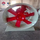 Fire-proof Industrial ventilation FRP Axial flow smoke exhaust fan/ventilator