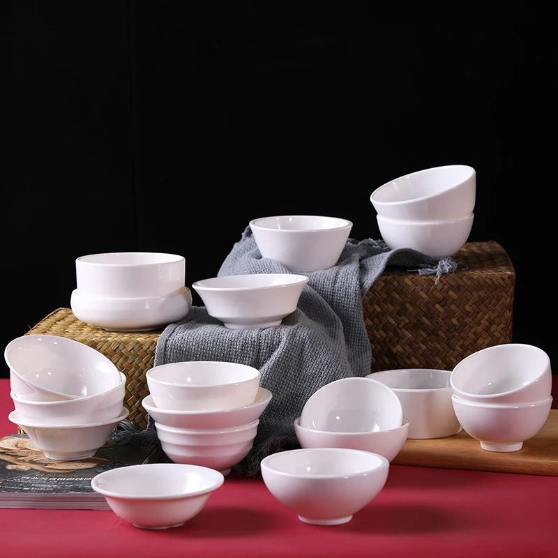 Wholesale A8 100% Melamine Plastic Bowl Restaurant Catering Melamine Rice Bowl Factory Cereal Bowl, White color
Wholesale A8 100% Melamine Plastic Bowl Restaurant Catering Melamine Rice Bowl Factory Cereal Bowl, White color