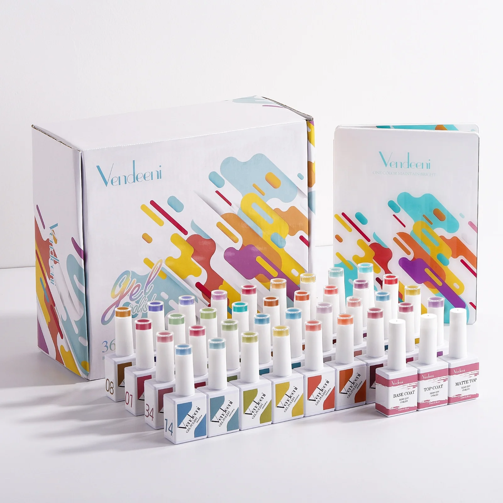 Vendeeni New Products Sv.2 Pastel Gel Collection 36+3 Colors Base Diamond Top Matte Top Gel Polish
Vendeeni New Products Sv.2 Pastel Gel Collection 36+3 Colors Base Diamond Top Matte Top Gel Polish