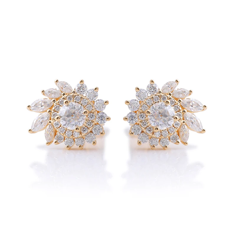 Fancy Diamond Earrings Design 2021 Fashion Luxury Yellow Gold Moissanite Stud Earrings Ear Gift 14K Earrings
Fancy Diamond Earrings Design 2021 Fashion Luxury Yellow Gold Moissanite Stud Earrings Ear Gift 14K Earrings
