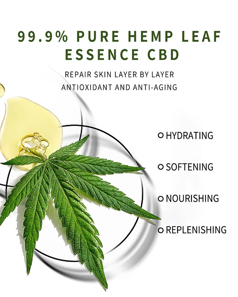 99%pure hemp leaf essence cbd