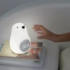 Kid Toy Cute Small Clock Christmas Electric Pet Happy Cartoon Soft Silicone Light Kid Toy