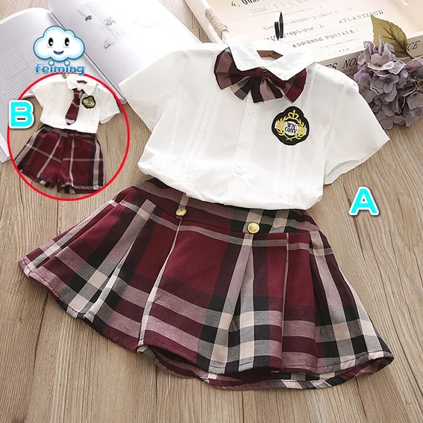 Thailand Kids Dress School Uniform Lovely Baby Girl Suit for 5 Years Checkered Dress, As picture
Thailand Kids Dress School Uniform Lovely Baby Girl Suit for 5 Years Checkered Dress, As picture