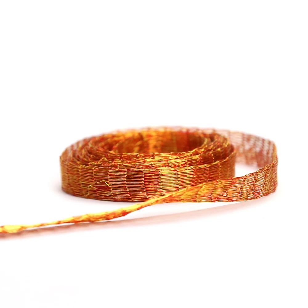 Jewellery Making Mesh Wire Ribbon 6mm Orange For Diy Making Supplies, Colors customized
Jewellery Making Mesh Wire Ribbon 6mm Orange For Diy Making Supplies, Colors customized