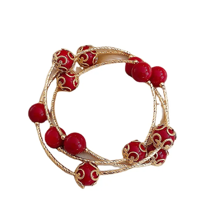 Custom style 24k gold jade pearl bracelet Jewelry new woman girls beaded ruby jade pearl Bracelet Bangles Jewelry, Same as picture
Custom style 24k gold jade pearl bracelet Jewelry new woman girls beaded ruby jade pearl Bracelet Bangles Jewelry, Same as picture