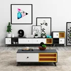 Furniture No Mew Design Wooden Bedroom Dining Living Room Furniture Set TV Cabinet No Folded Center Coffee Table