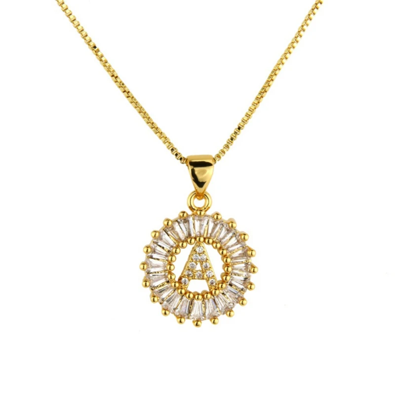 Stainless Steel Initial CZ Necklace Letter Necklace For Women Accessories Girls Best Party Wedding Jewelry
Stainless Steel Initial CZ Necklace Letter Necklace For Women Accessories Girls Best Party Wedding Jewelry