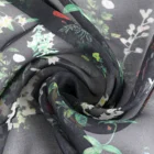 Silk Factory Price 5.5/8mm Silk Natural Soft Breathable Maxi Dress 100%silk Chiffon Digital Print Women Pajamas Robe