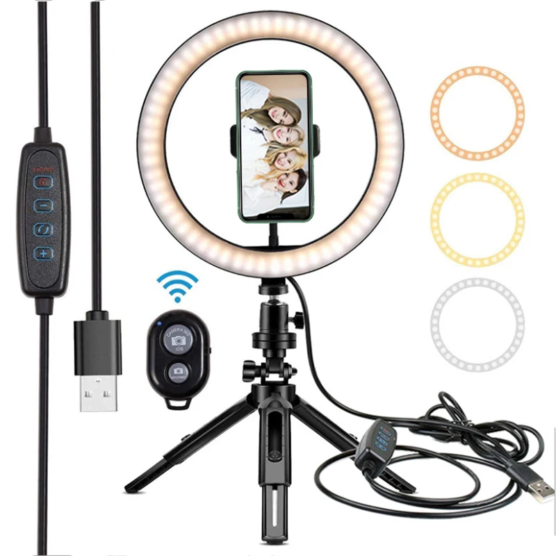 Amazon Hot Sale BT Remote Control Camera Selfie Ring Mobile Phone Live Fill Light LED Light For Selfie
Amazon Hot Sale BT Remote Control Camera Selfie Ring Mobile Phone Live Fill Light LED Light For Selfie