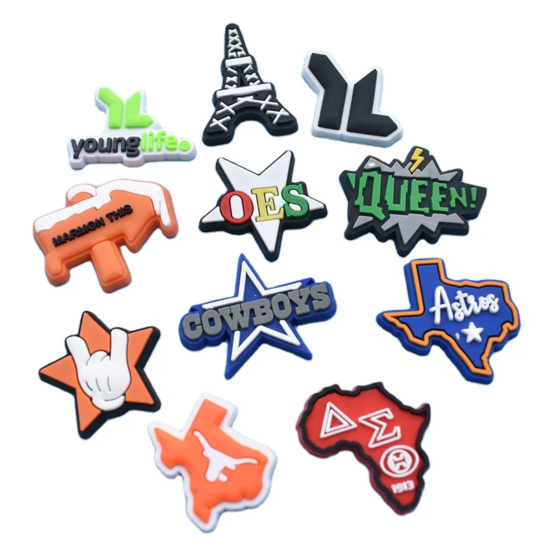 New PVC Shoe Charms Shoes Buckle Decoration Accessories Decoration Croc Charm vendor Designer Garden Shoe Decoration
New PVC Shoe Charms Shoes Buckle Decoration Accessories Decoration Croc Charm vendor Designer Garden Shoe Decoration