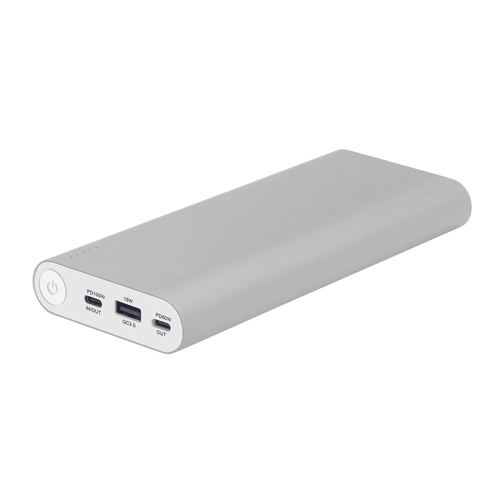 20V 3A portable laptop power bank type C PD charger for phones and macbook, Customized
20V 3A portable laptop power bank type C PD charger for phones and macbook, Customized