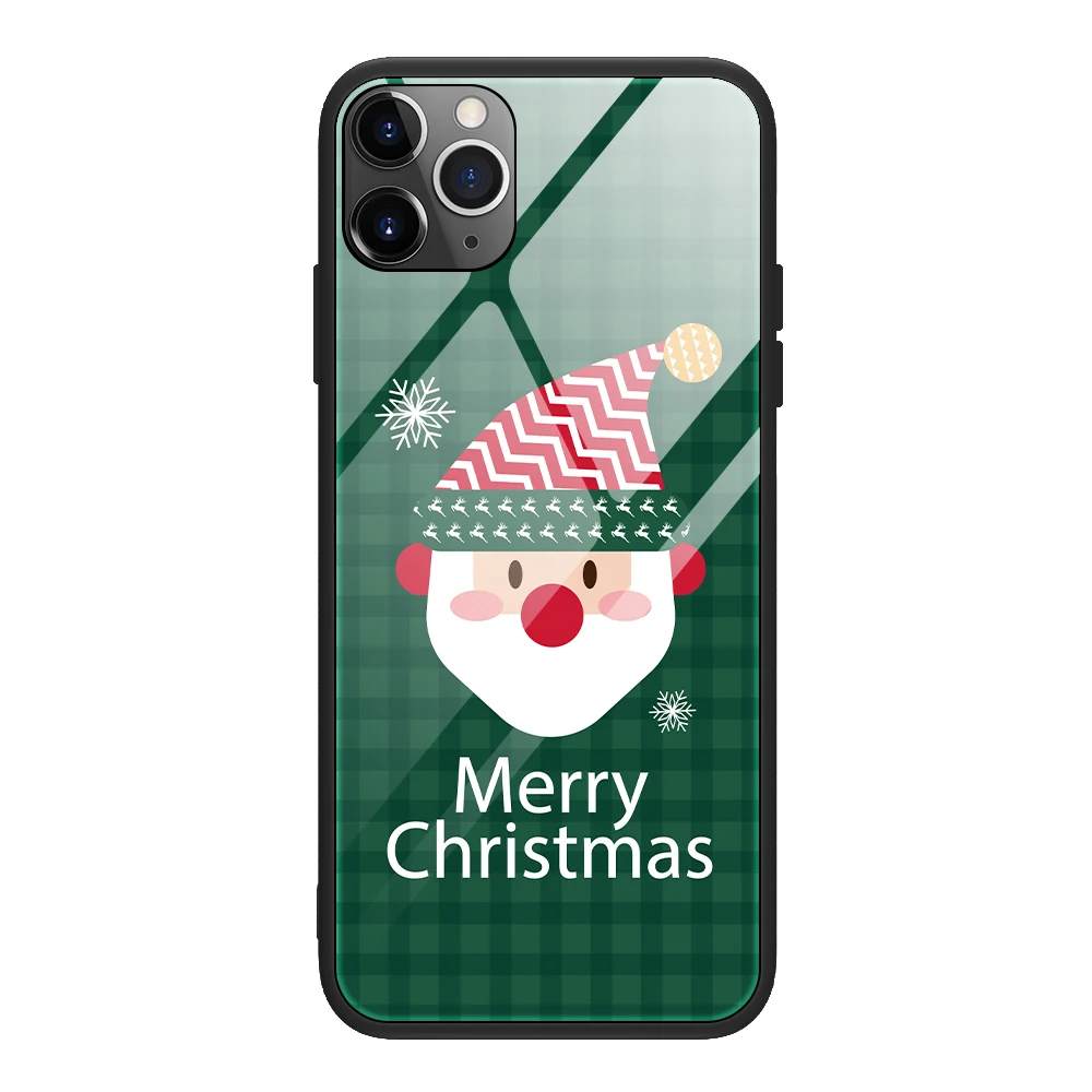 Free Shipping 1 Sample OK New Merry Christmas Silicone Luxury Cell Phone Cover Glass Back Phone Case For iPhone 12 Pro Max Cover
Free Shipping 1 Sample OK New Merry Christmas Silicone Luxury Cell Phone Cover Glass Back Phone Case For iPhone 12 Pro Max Cover