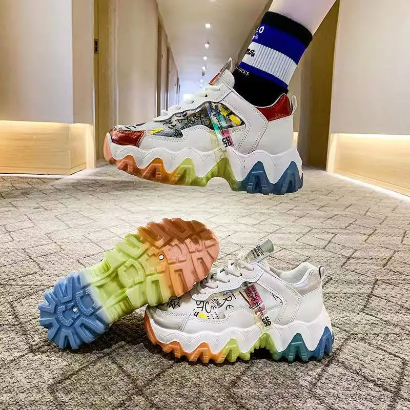 hot sale 2021 chic design girls fashion sneakers platform graffiti sports shoes high street footwear zapatillas mujer, 2 colors
hot sale 2021 chic design girls fashion sneakers platform graffiti sports shoes high street footwear zapatillas mujer, 2 colors