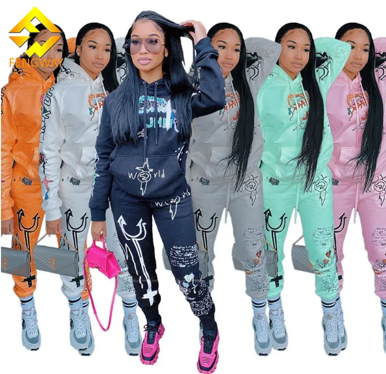 Loose Street Wear Cartoon printing Pullover Sweatshirt Hoodie with Jogging pants two piece set woman
Loose Street Wear Cartoon printing Pullover Sweatshirt Hoodie with Jogging pants two piece set woman