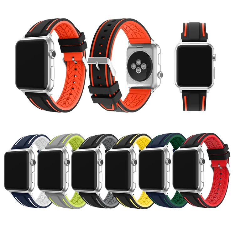 Fashion Colorful 38mm 40mm 42mm 44mm Iwatch Rubber strap Smart Watch Strap Black Silicone Watch Band Apple, Optional
Fashion Colorful 38mm 40mm 42mm 44mm Iwatch Rubber strap Smart Watch Strap Black Silicone Watch Band Apple, Optional