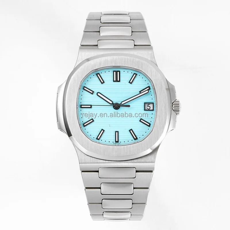Luxury PP Light Blue Dial Watch Stainless Steel Auto Date Automatic Mechanical Movement Mens Watches 5711 Wristwatches
Luxury PP Light Blue Dial Watch Stainless Steel Auto Date Automatic Mechanical Movement Mens Watches 5711 Wristwatches