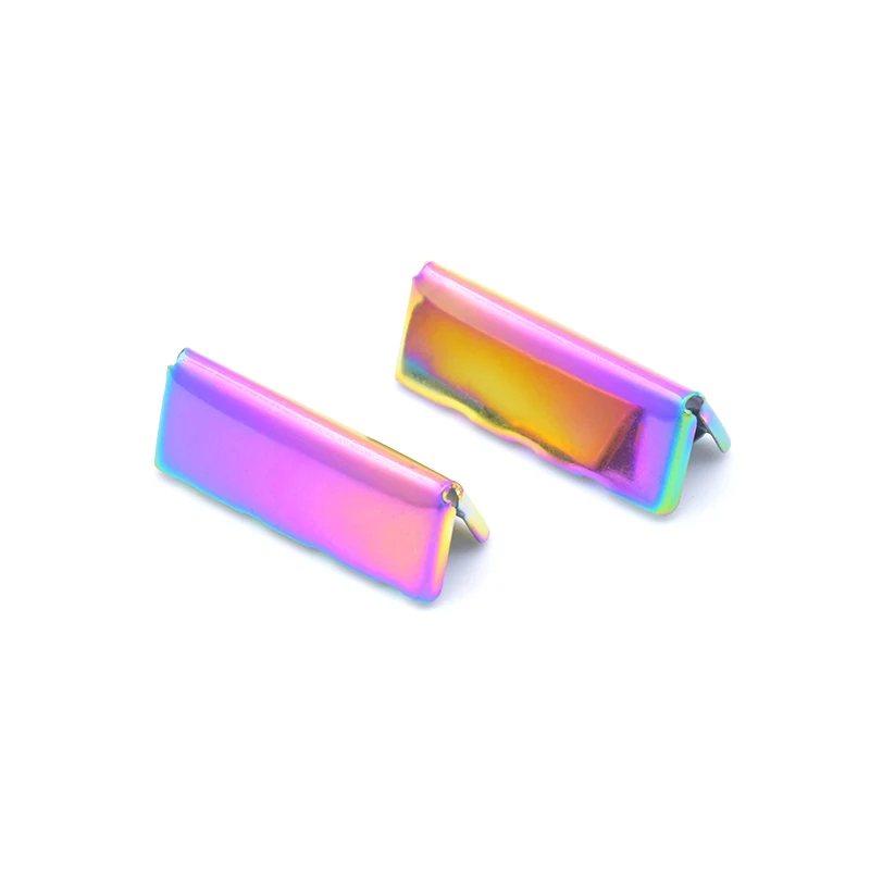 Dropshipping End Clamp Clip Metal Hardware Handbag Belt Accessories Rainbow End Clip (a bag of 10pcs)
Dropshipping End Clamp Clip Metal Hardware Handbag Belt Accessories Rainbow End Clip (a bag of 10pcs)