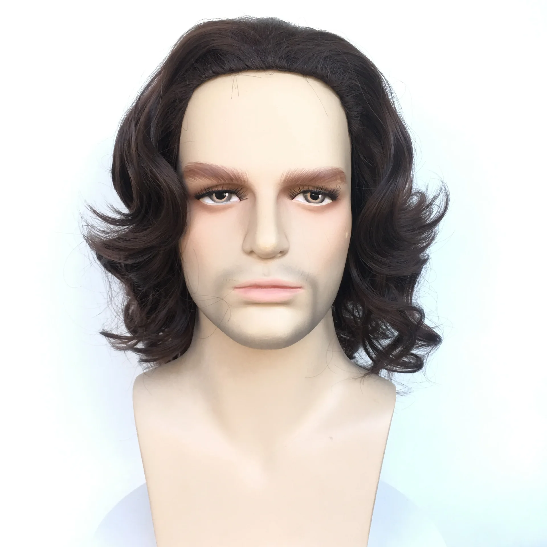 Drop Shipping Explosive African Chocolate Color Men'S Short Chemical Fiber Synthetic Kinky Curl Wigs, 1 color
Drop Shipping Explosive African Chocolate Color Men'S Short Chemical Fiber Synthetic Kinky Curl Wigs, 1 color