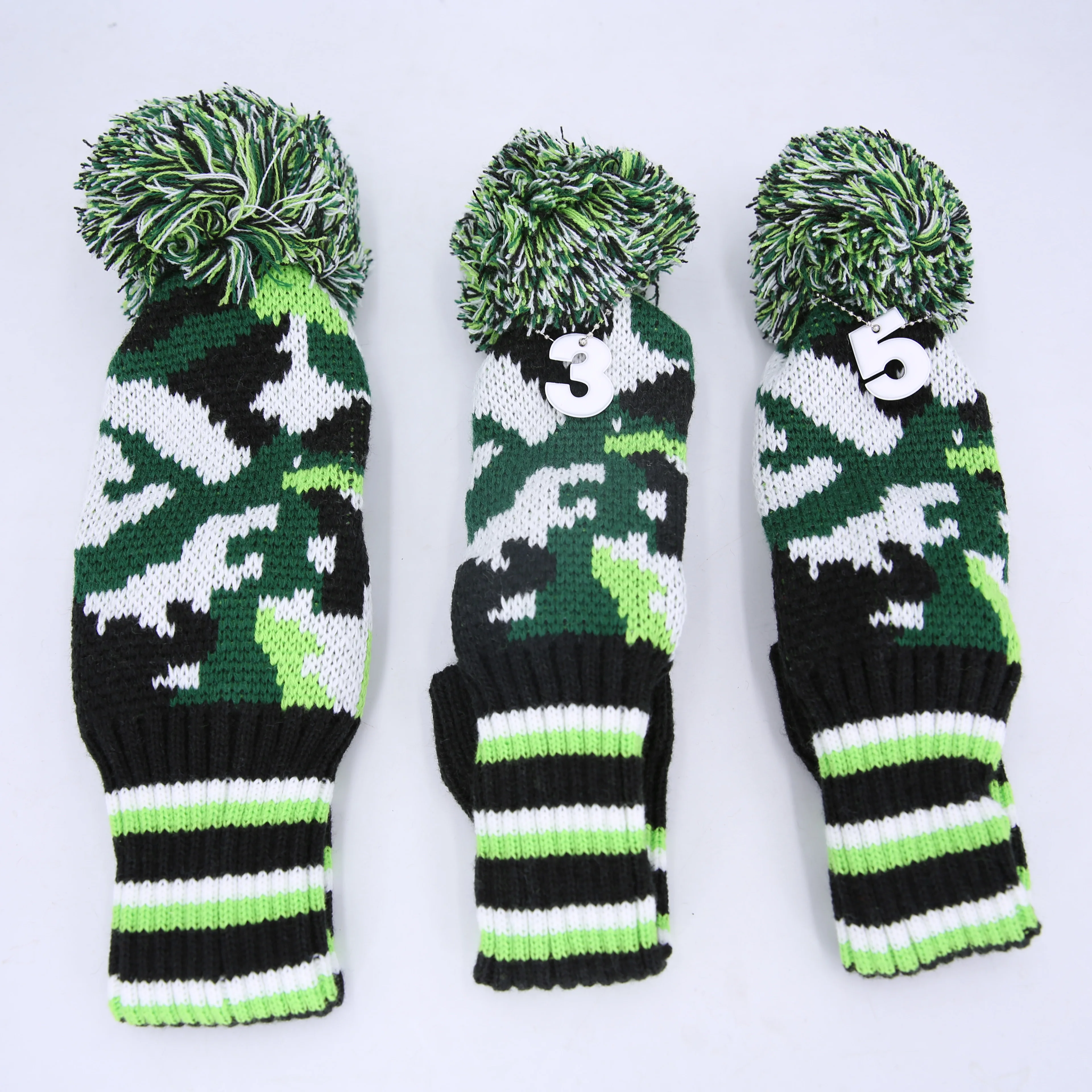 Customized Knitting Breathable Green Knit Golf Headcover Custom Club Driver Wood Head Covers For Driver
Customized Knitting Breathable Green Knit Golf Headcover Custom Club Driver Wood Head Covers For Driver