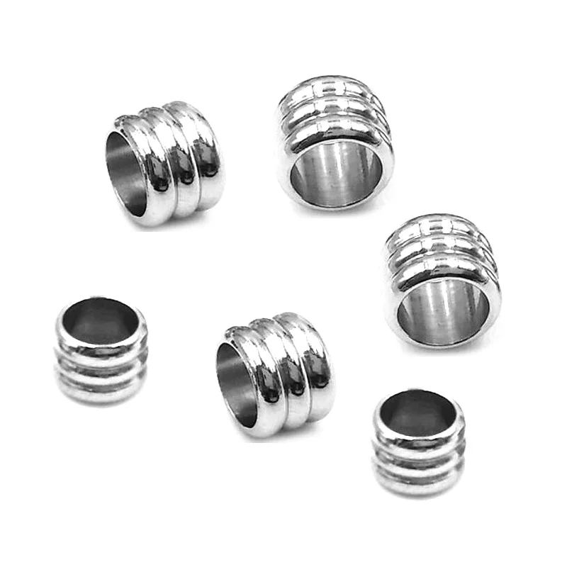 Rope Accessories Stainless Steel beads Locating Ring Steel Beads 3-groove Straight Pipe Straight Pipe big hole Steel Beads
Rope Accessories Stainless Steel beads Locating Ring Steel Beads 3-groove Straight Pipe Straight Pipe big hole Steel Beads