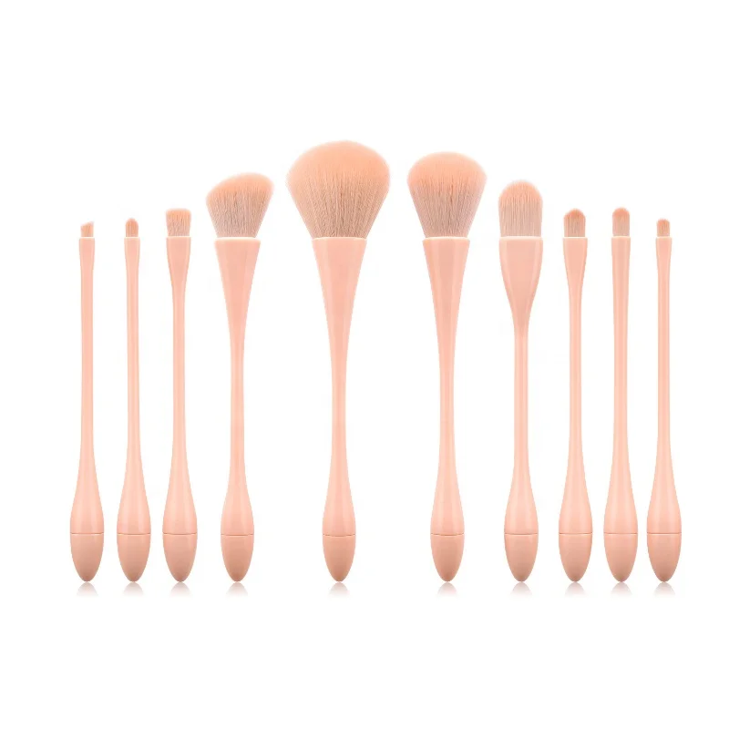 10pcs makeup brushes set high-end small waist pink new makeup tool, Customized color accepted
10pcs makeup brushes set high-end small waist pink new makeup tool, Customized color accepted