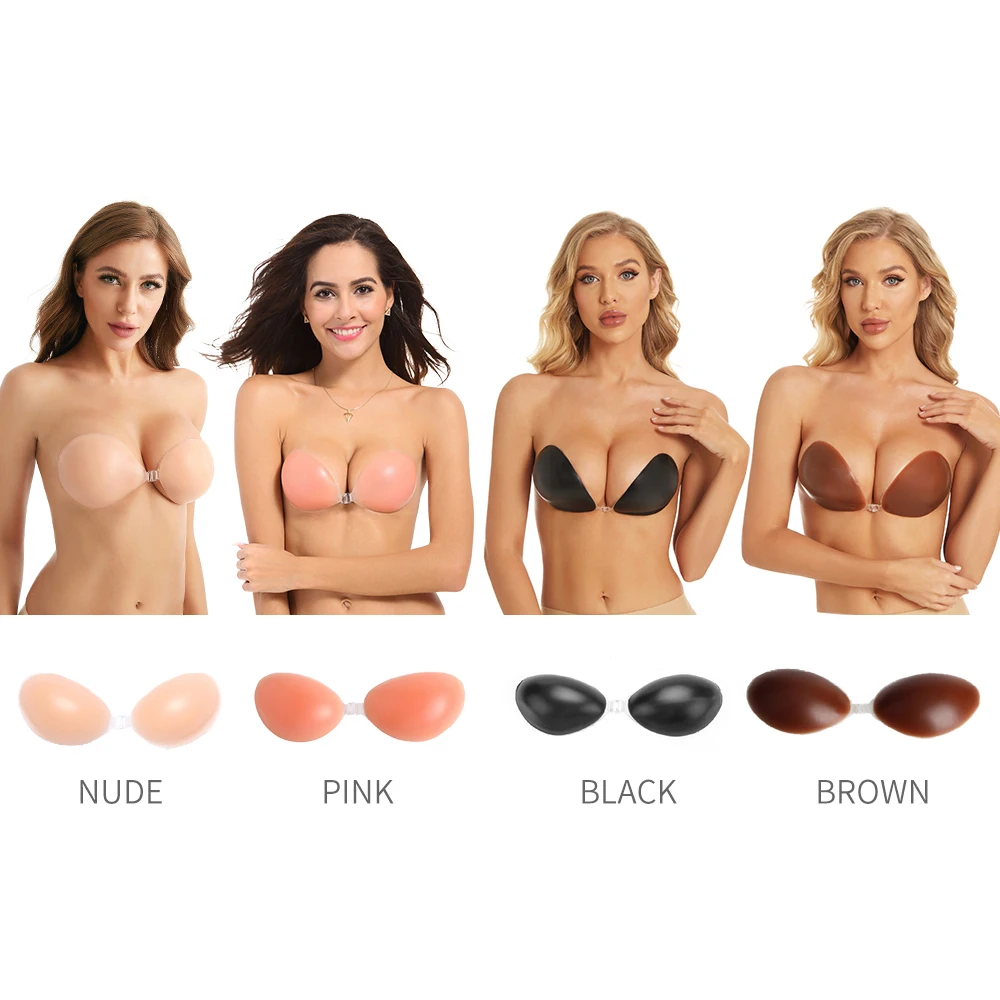 2021 new design Wholesale Underwear Strapless Invisible plus size adhesive Silicone bra, Nude, black,brown, white
2021 new design Wholesale Underwear Strapless Invisible plus size adhesive Silicone bra, Nude, black,brown, white