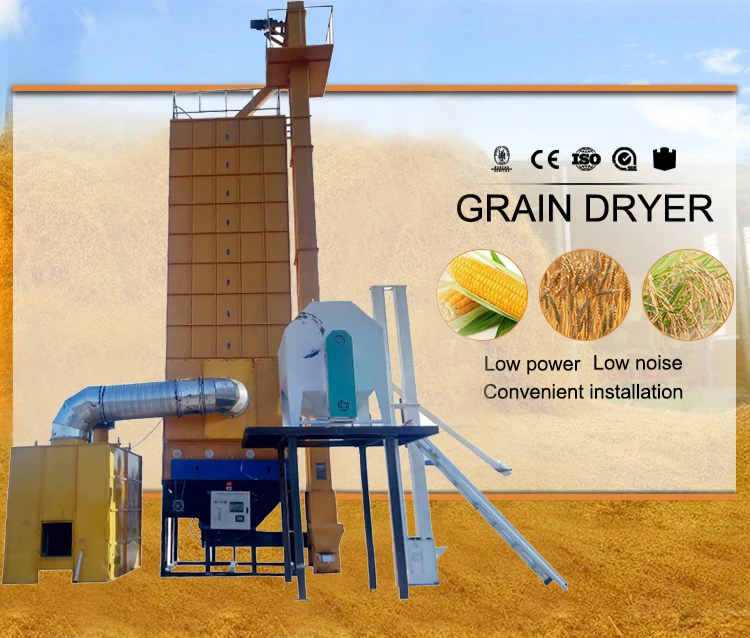Diesel Gas Burner Small Batch Grain Dryer Rice 15 Ton Corn Dryer Prices