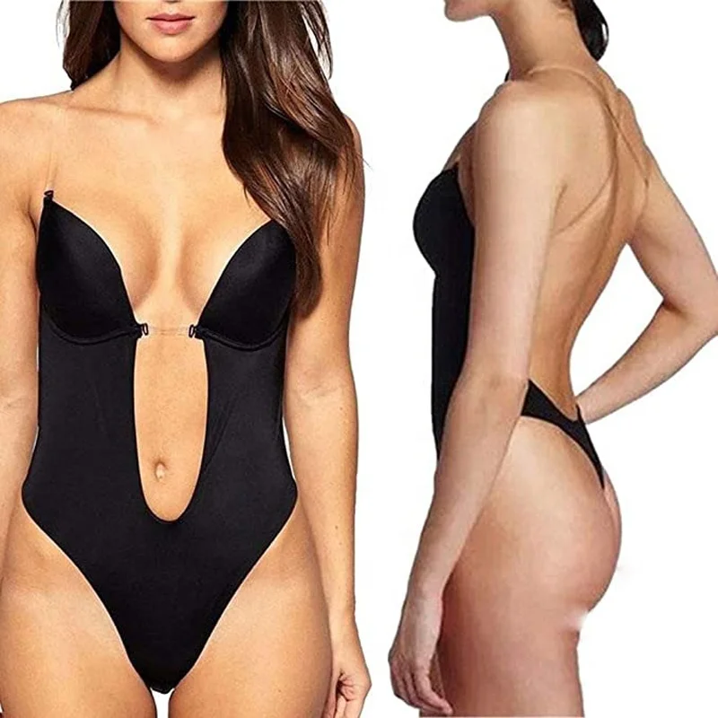 Waist Support Belt Party Dress Bodysuit Underwear Women Body Shaper Slips Backless Bra G-String Waist Trainer U Plunge Underdres, Black white khaki
Waist Support Belt Party Dress Bodysuit Underwear Women Body Shaper Slips Backless Bra G-String Waist Trainer U Plunge Underdres, Black white khaki