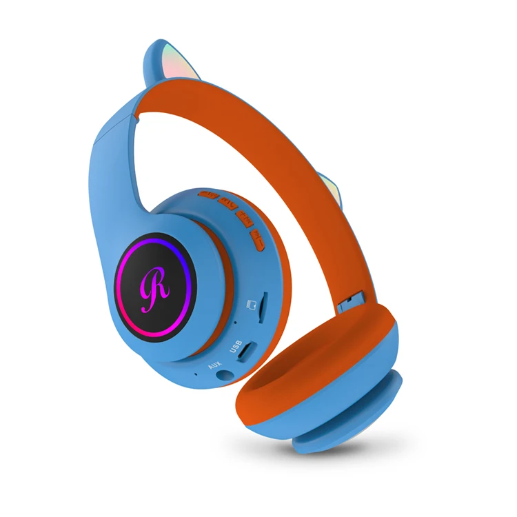 CT-66 New Arrival Christmas Gifts for Women Girls LED Foldable Cat Ear Headphones 5.0 with Mic Headphones for Kid
CT-66 New Arrival Christmas Gifts for Women Girls LED Foldable Cat Ear Headphones 5.0 with Mic Headphones for Kid