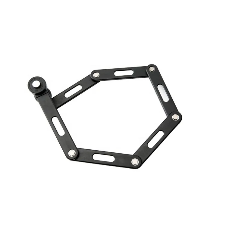 Bicycle & Motorcycle Folding Lock with Bracket Bicycle Lock Code Length 78 cm 6 Joints Bike Lock, Black
Bicycle & Motorcycle Folding Lock with Bracket Bicycle Lock Code Length 78 cm 6 Joints Bike Lock, Black