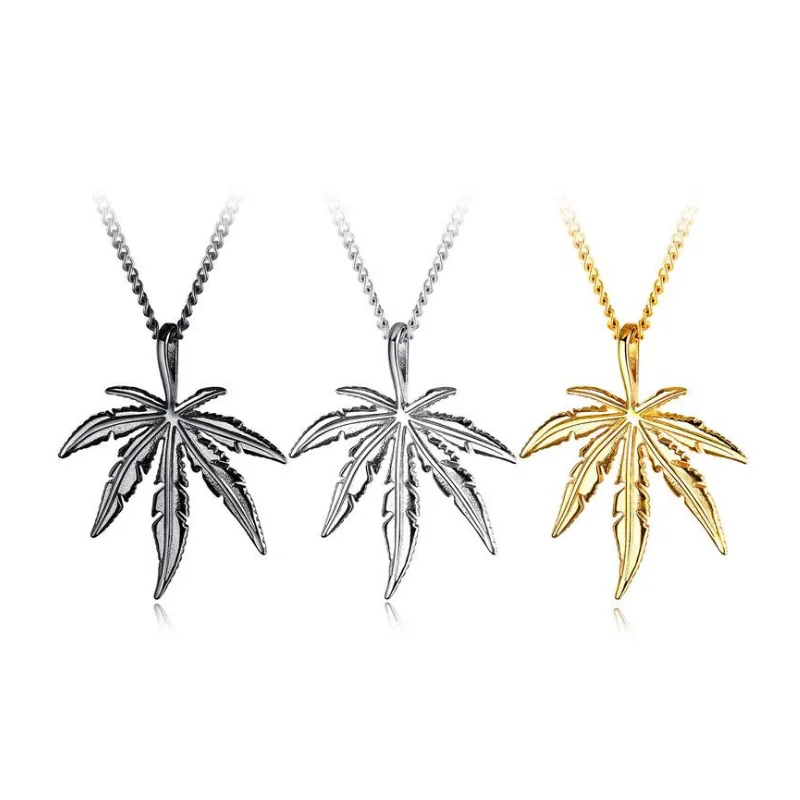 Hot Selling Fashion Personality Punk Casting Weed Leaf Men's Stainless Steel Pendant Custom Maple Leaf Necklace, Black,gold,silver
Hot Selling Fashion Personality Punk Casting Weed Leaf Men's Stainless Steel Pendant Custom Maple Leaf Necklace, Black,gold,silver