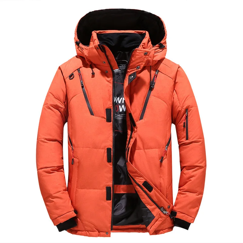 Mens White Duck Down Thick Jackets Winter Warmed Detachable Down Coat, Customized color
Mens White Duck Down Thick Jackets Winter Warmed Detachable Down Coat, Customized color