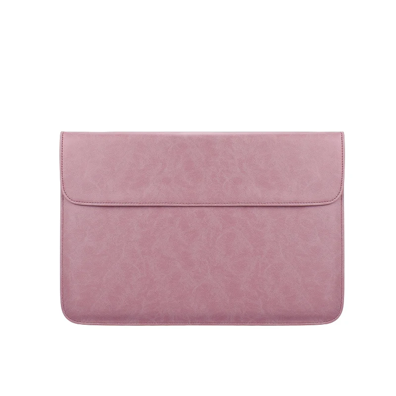 Portable laptop leather sleeve genuine leather laptop sleeve bag with flap, Grey, pink
Portable laptop leather sleeve genuine leather laptop sleeve bag with flap, Grey, pink