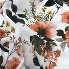 Home Textile Custom Sublimation Digital Floral Printed Polyester Fabric