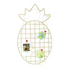 Home Decor Grid Photo Wall Decorative Iron Rack Clip Photograph Wall Hanging Picture Wire Wall Grid For Home Decoration