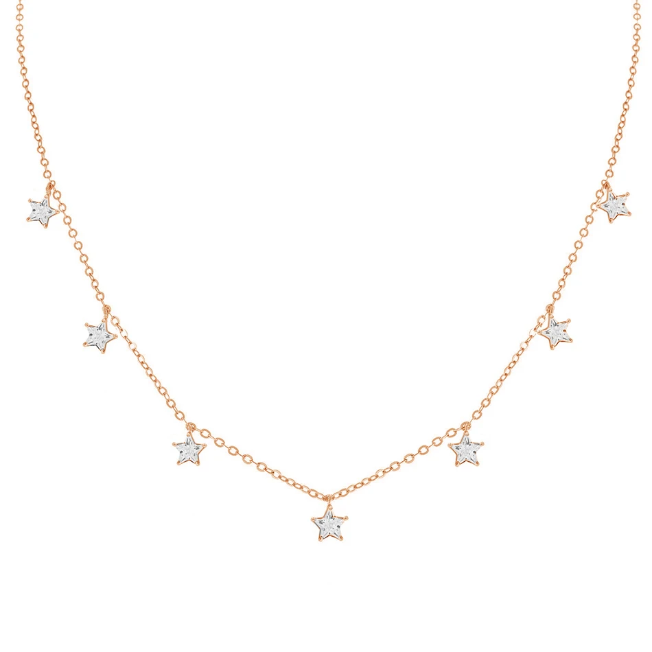 vintage S925 sterling silver CZ necklace for women stars geometric pendant choker necklace jewelry
vintage S925 sterling silver CZ necklace for women stars geometric pendant choker necklace jewelry