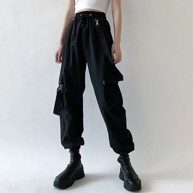 Fashion Pockets Hip Hop Pants For Jogger Sweatpants Work Out Leggings For Women Lady Overall, Black
Fashion Pockets Hip Hop Pants For Jogger Sweatpants Work Out Leggings For Women Lady Overall, Black