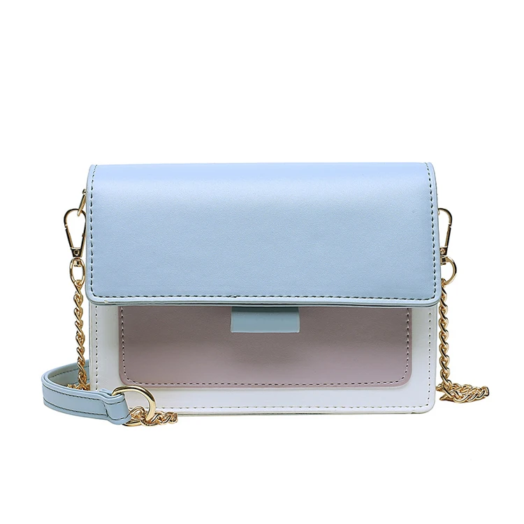 2020 New Summer Contrast Color PU Leather Crossbody Bags Shoulder Cross Body Handbags For Women, Blue,black,pink
2020 New Summer Contrast Color PU Leather Crossbody Bags Shoulder Cross Body Handbags For Women, Blue,black,pink