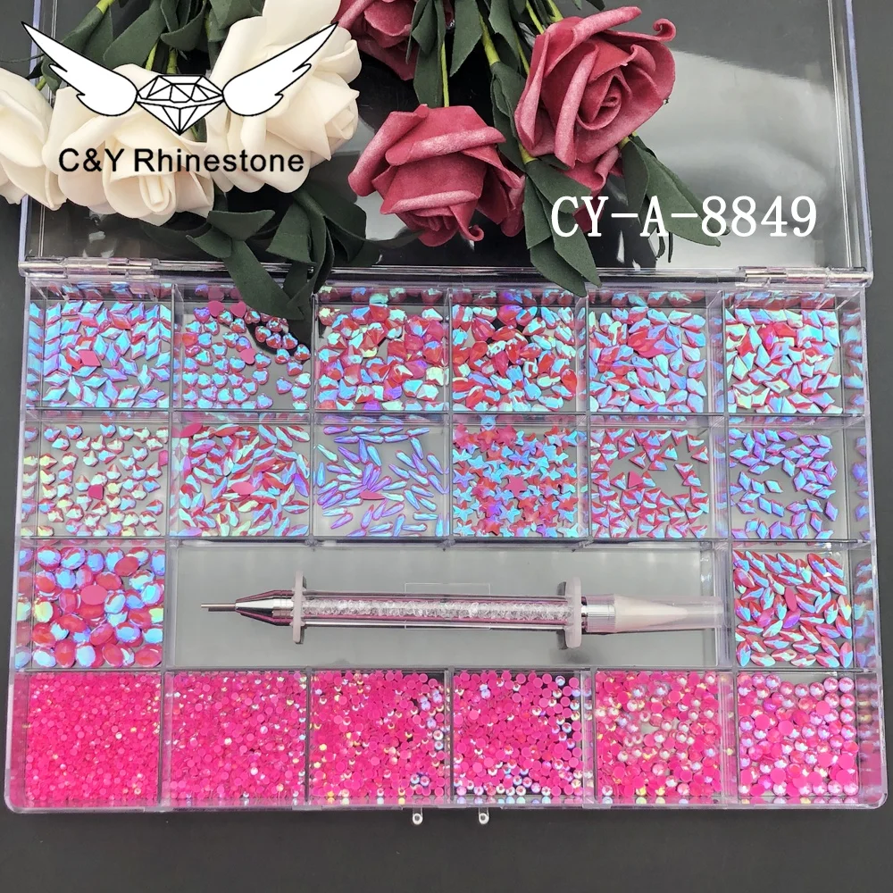 C&Y Shape Rhinestone Nails Glass Crystal Nail Rhinestones Art 3d Rhinestone For Nail Art Decoration
C&Y Shape Rhinestone Nails Glass Crystal Nail Rhinestones Art 3d Rhinestone For Nail Art Decoration