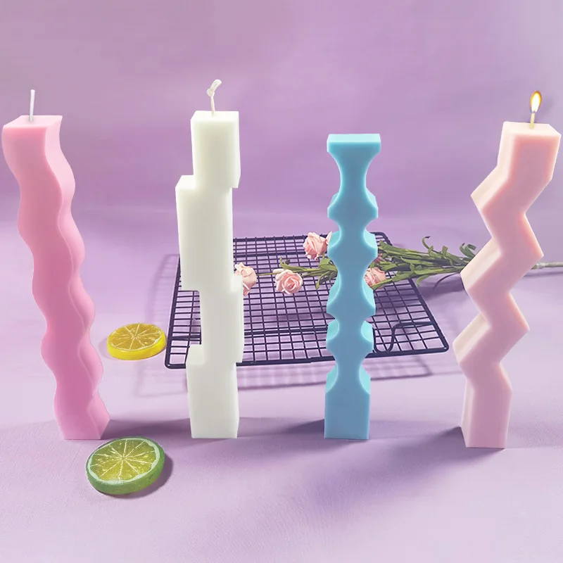 New Creative Strip Irregular Candle Mold DIY Handmade Soap Mold Scented Candle silicone Mold, White
New Creative Strip Irregular Candle Mold DIY Handmade Soap Mold Scented Candle silicone Mold, White
