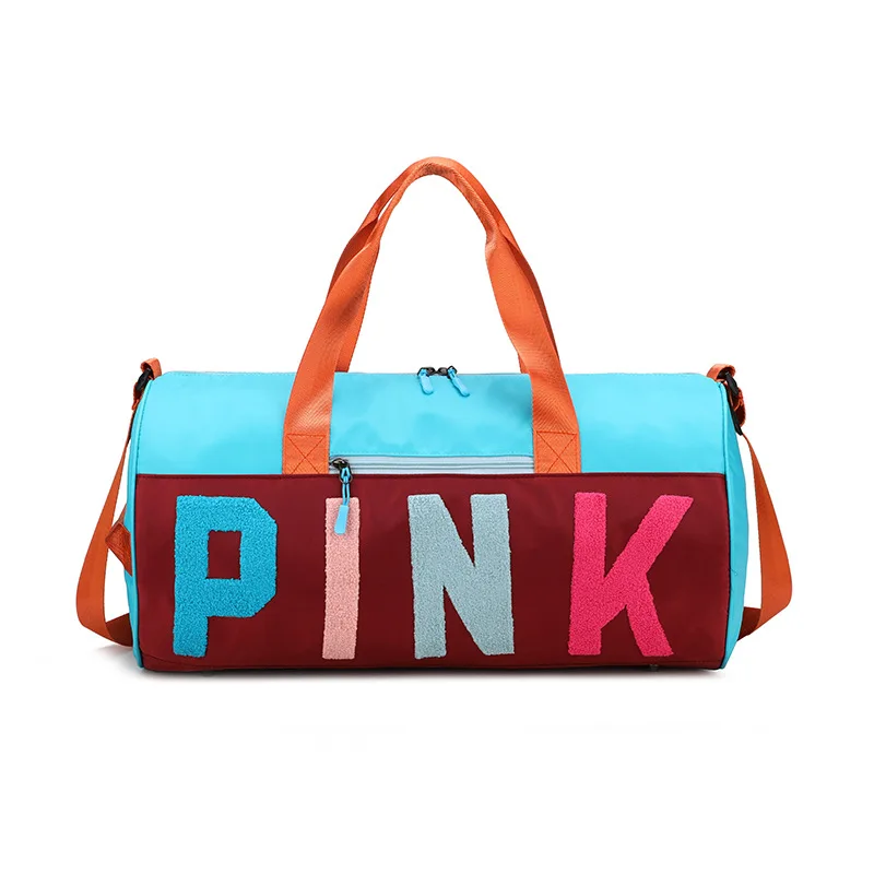 HOT Fashion Colors Pink Sports Bag Unisex Custom Logo sequins Printing Travel HandBag For Women Pink Duffel Gym Bag, 14 colors
HOT Fashion Colors Pink Sports Bag Unisex Custom Logo sequins Printing Travel HandBag For Women Pink Duffel Gym Bag, 14 colors