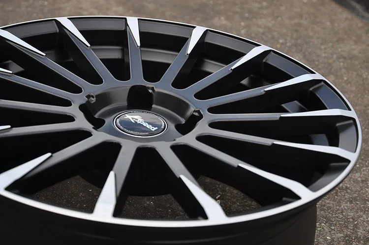 Wholesale black 17 inch aluminum alloy wheel rims with 4 holes