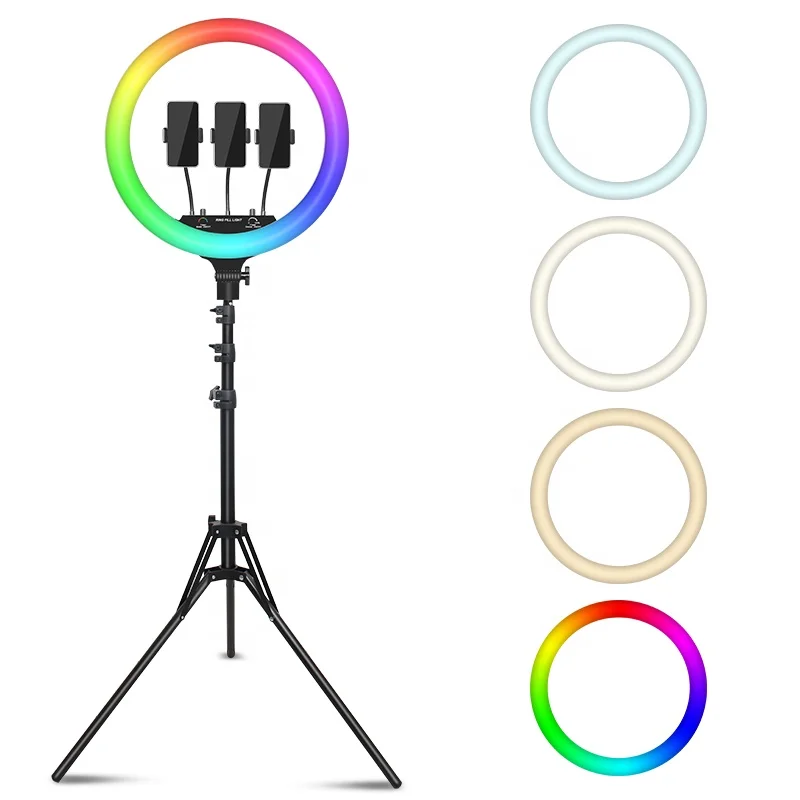 Ring Light 18 inch Video Led Light RGB Remote Control USB Interface Photographic Lighting
Ring Light 18 inch Video Led Light RGB Remote Control USB Interface Photographic Lighting