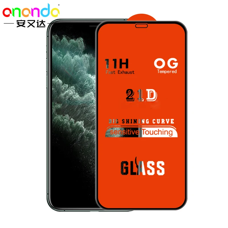 21D Front and Back Full Curved Protective Glass Film on The for Iphone 11 11pro 11 Pro MAX Screen Protective Mobile Phone CN;GUA
21D Front and Back Full Curved Protective Glass Film on The for Iphone 11 11pro 11 Pro MAX Screen Protective Mobile Phone CN;GUA